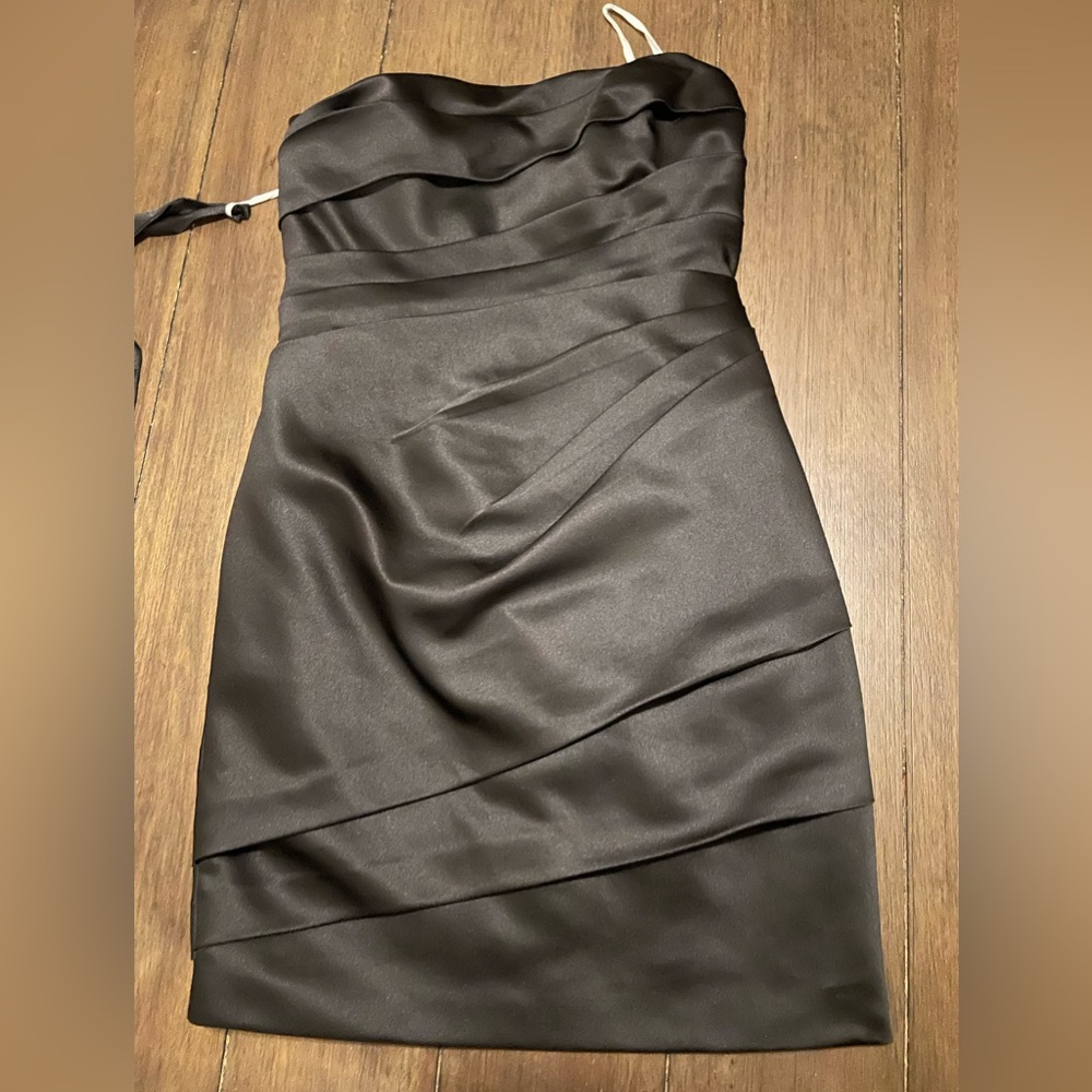 David’s Bridal Strapless Dress